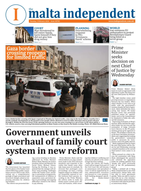 Cover of Malta Independent