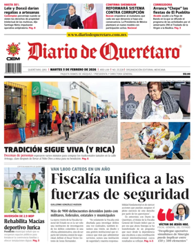 Cover of Diario de Queretaro