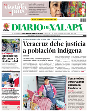 Cover of Diario de Xalapa