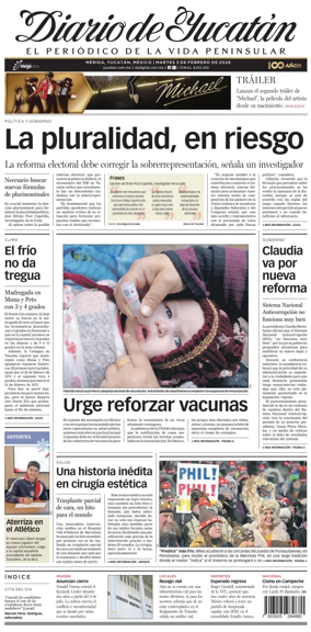 Cover of Diario de Yucatan