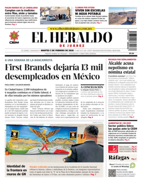 Cover of El Heraldo de Juarez
