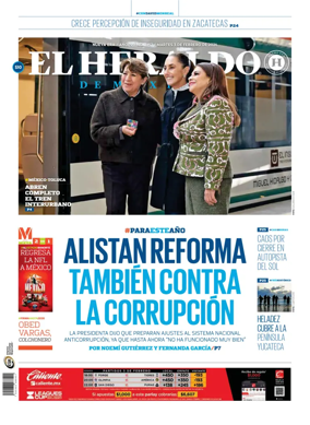 Cover of El Heraldo de Mexico