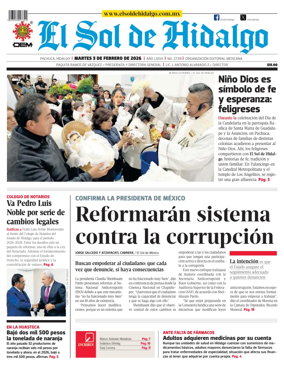 Cover of El Sol de Hidalgo