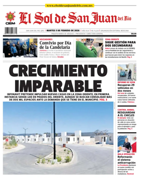 Cover of El Sol de San Juan del Rio