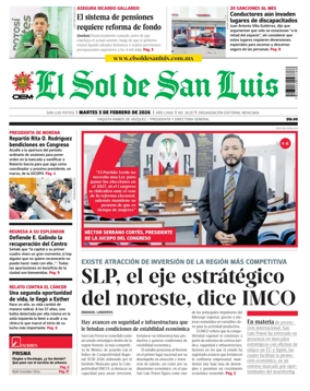 Cover of El Sol de San Luis Potosi