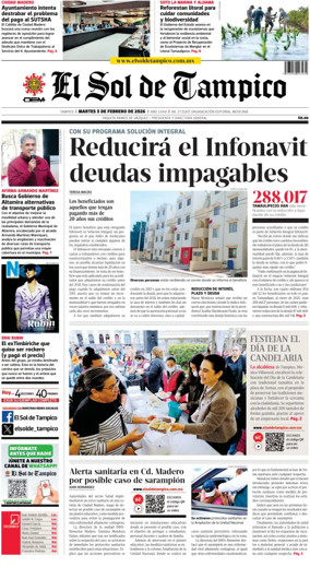 Cover of El Sol de Tampico