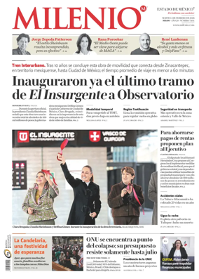 Cover of Milenio Edo de Mexico