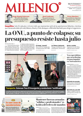 Cover of Milenio Monterrey