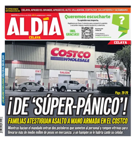 Cover of Periodico Al Dia (Celaya)