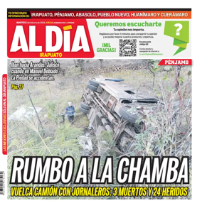 Cover of Periodico Al Dia (Irapuato)