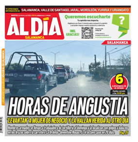 Cover of Periodico Al Dia (Salamanca)