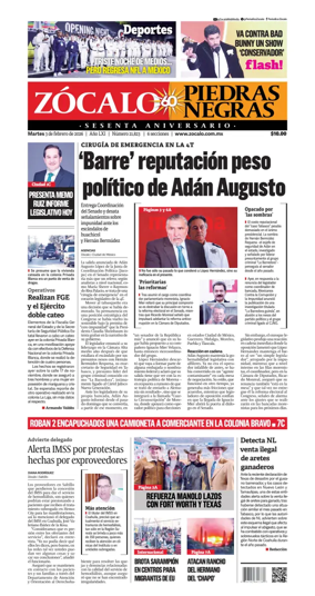 Cover of Zocalo Piedras Negras