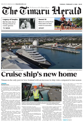Cover of The Timaru Herald