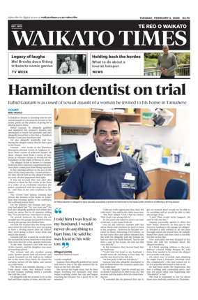 Cover of Waikato Times