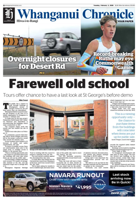 Cover of Whanganui Chronicle