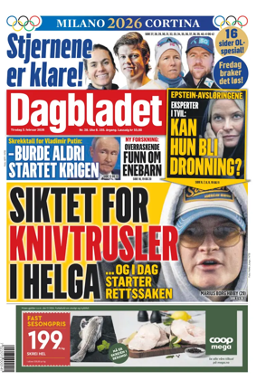 Cover of Dagbladet