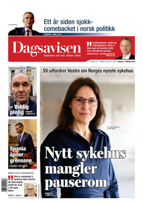 Cover of Dagsavisen