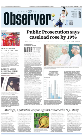 Cover of Oman Daily Observer