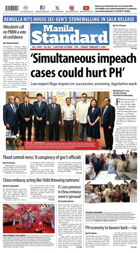 Cover of Manila Standard
