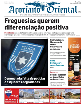 Cover of Acoriano Oriental