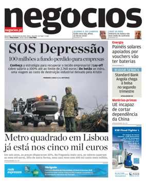 Cover of Jornal de Negocios