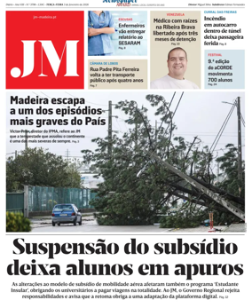 Cover of Jornal Madeira