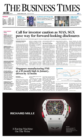 Cover of The Business Times