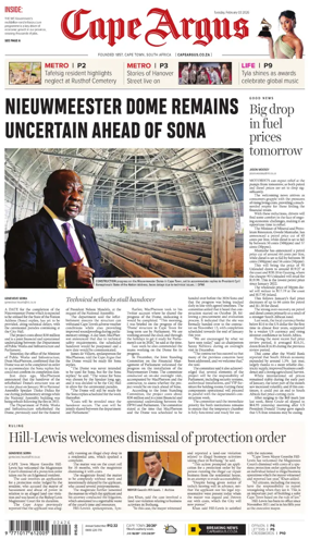 Cover of Cape Argus (PM Edition)