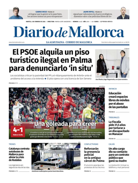 Cover of Diario de Mallorca