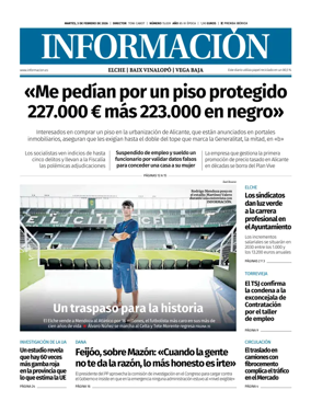 Cover of Diario Informacion (Elche y Vega Baja)