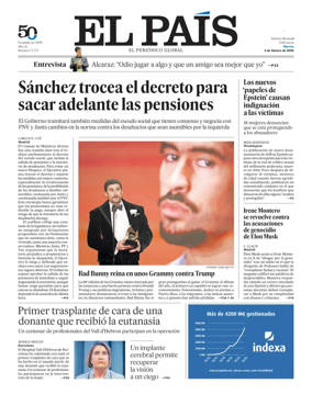 Cover of EL PAIS Euskadi