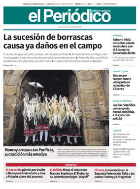 Cover of El Periodico Extremadura