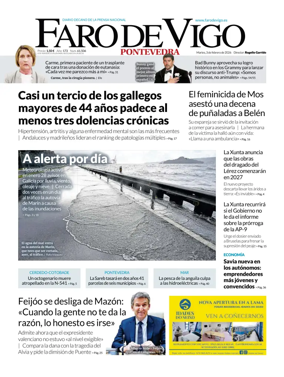 Cover of Faro de Vigo (Pontevedra)