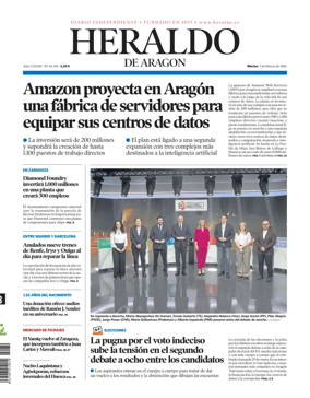 Cover of Heraldo de Aragon
