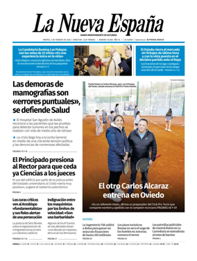 Cover of La Nueva Espana (Oviedo)