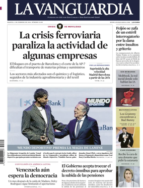 Cover of La Vanguardia (1st Edition)