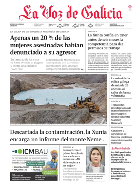 Cover of La Voz de Galicia (Carballo)