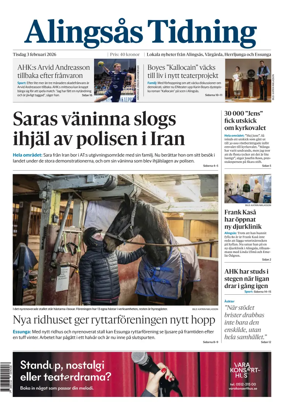 Cover of Alingsas Tidning