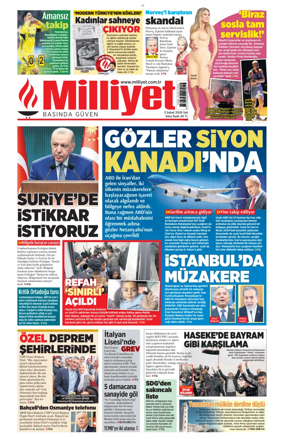 Cover of Milliyet