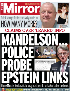 Cover of Daily Mirror