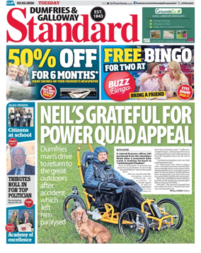 Cover of Dumfries & Galloway Standard