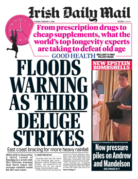 Cover of Irish Daily Mail