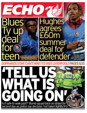 Cover of Liverpool Echo