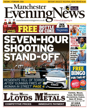 Cover of Manchester Evening News