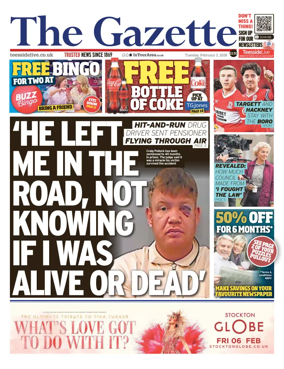 Cover of Teesside Evening Gazette
