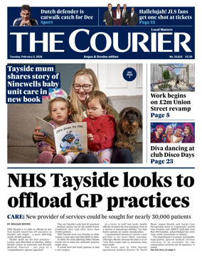 Cover of The Courier & Advertiser (Angus and Dundee)