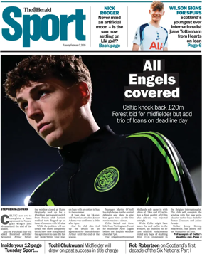 Cover of Herald Sport