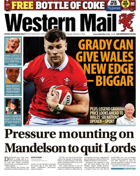 Cover of Western Mail