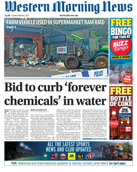 Cover of Western Morning News