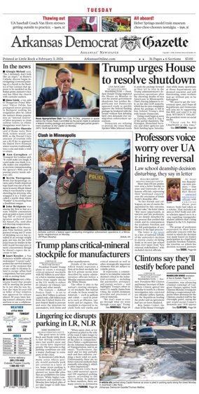 Cover of Arkansas Democrat-Gazette